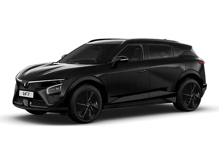 VinFast VF7 black electric cars in Delhi