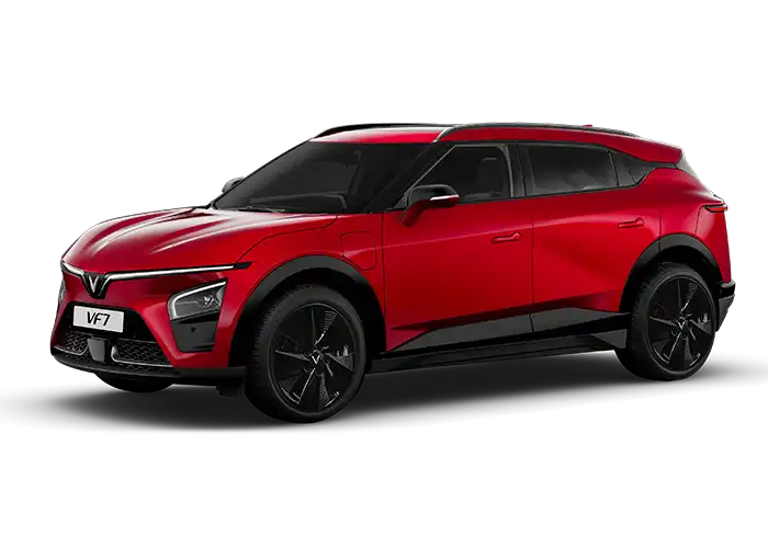 VinFast VF7 red best EV car Jaipur